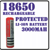 Ultrafire 3.7V 18650 veNgt 3000mAh Li-Ion[dr