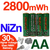 ハイパワー 単３ 充電池 2800mWh NiZn 1.6V 強力　１本